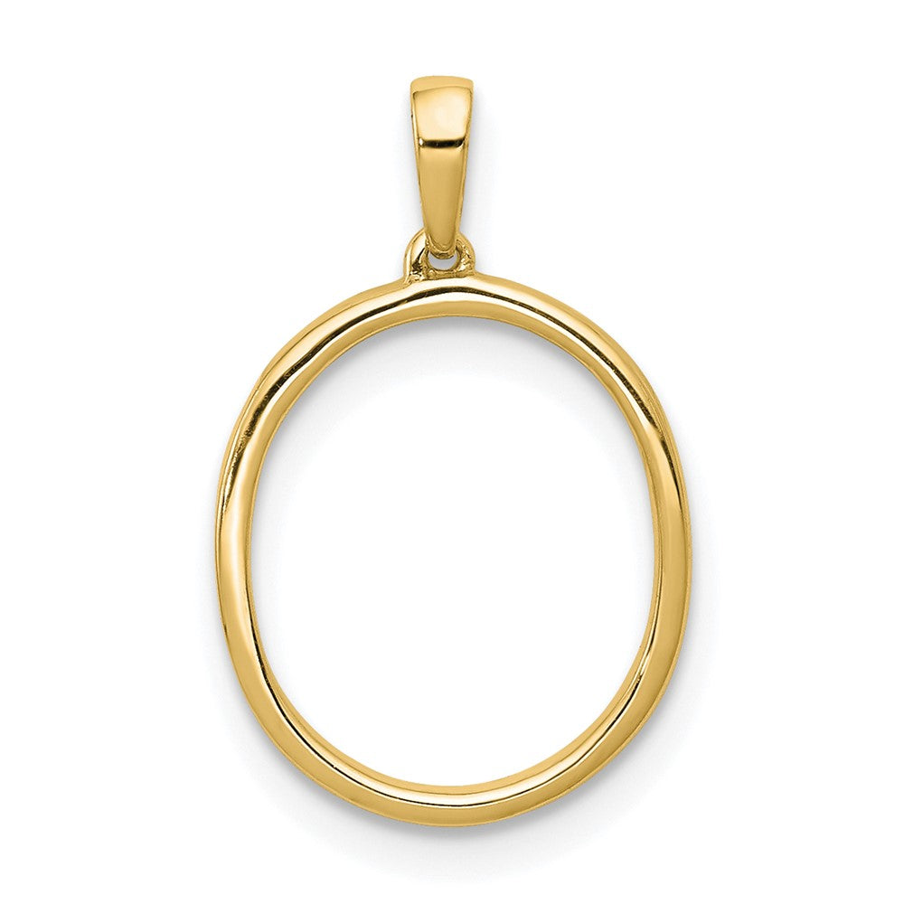 Diamond Letter O Initial Pendant - WBC