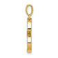 Diamond Letter S Initial Pendant - WBC
