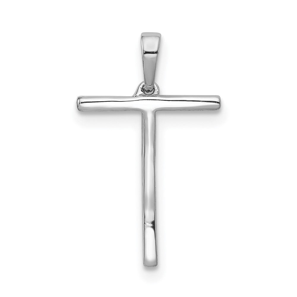 Diamond Letter T Initial Pendant - WBC