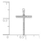 Diamond Letter T Initial Pendant - WBC