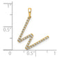 Diamond Letter W Initial Pendant - WBC