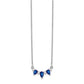 Pear Sapphire and Diamond Necklace - WBC