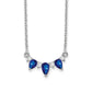 Pear Sapphire and Diamond Necklace - WBC