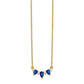 Pear Sapphire and Diamond Necklace - WBC