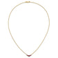 Oval and Round Ruby and Diamond Necklace - WBC