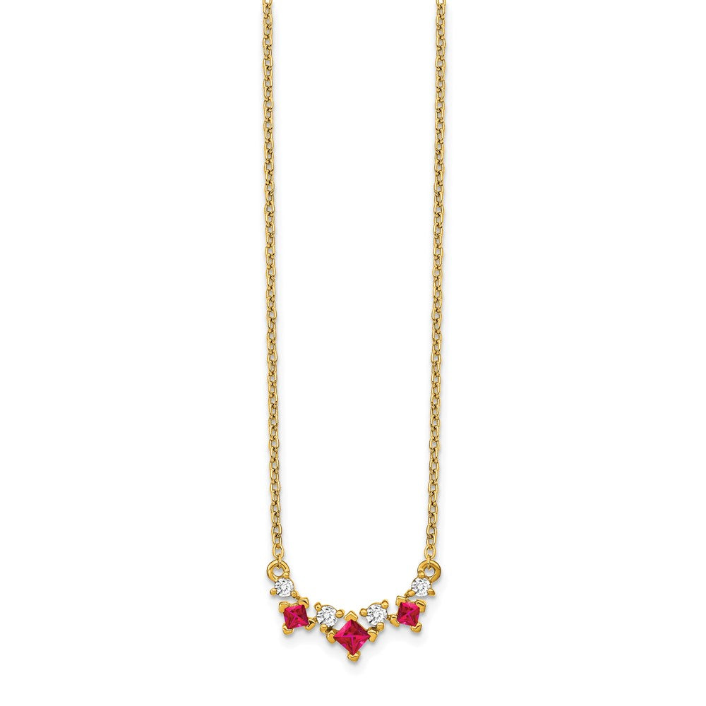 Princess Ruby and Diamond Necklace - WBC