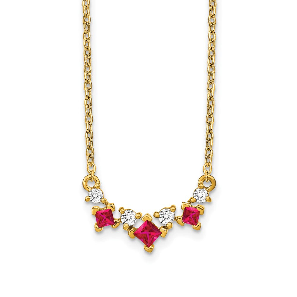 Princess Ruby and Diamond Necklace - WBC