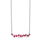 Octagon Ruby and Diamond Bar Necklace - WBC