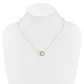 Two-tone Ruby and Diamond Interlocked Rings Necklace - WBC