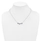 Marquise Sapphire and Diamond Floral Bar Necklace - WBC