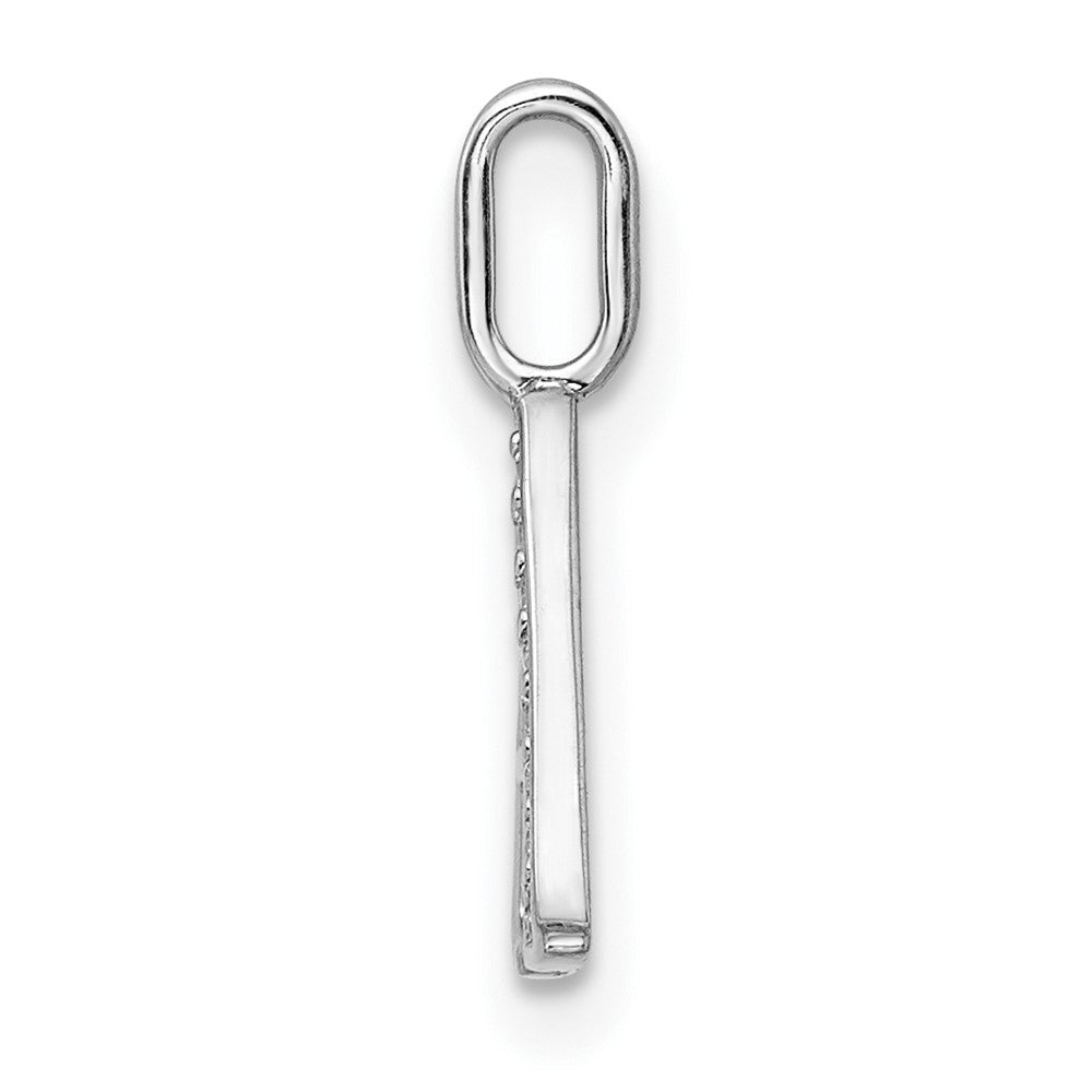 Diamond Letter A Initial Pendant - WBC