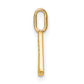 Diamond Letter A Initial Pendant - WBC