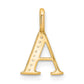 Diamond Letter A Initial Pendant - WBC