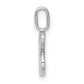 Diamond Letter B Initial Pendant - WBC