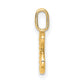Diamond Letter B Initial Pendant - WBC