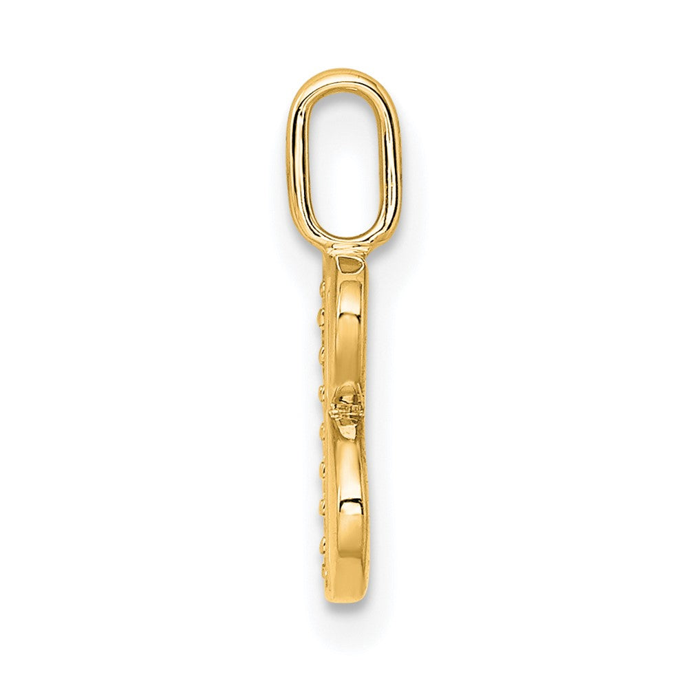 Diamond Letter B Initial Pendant - WBC