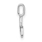 Diamond Letter G Initial Pendant - WBC