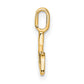Diamond Letter G Initial Pendant - WBC