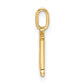 Diamond Letter H Initial Pendant - WBC
