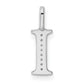 Diamond Letter I Initial Pendant - WBC