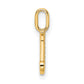 Diamond Letter J Initial Pendant - WBC