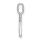 Diamond Letter K Initial Pendant - WBC