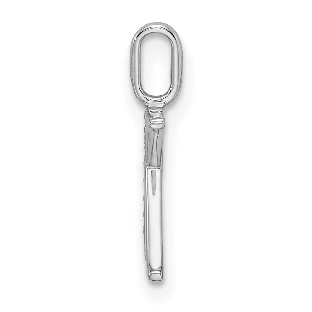 Diamond Letter K Initial Pendant - WBC