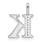 Diamond Letter K Initial Pendant - WBC