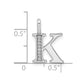 Diamond Letter K Initial Pendant - WBC