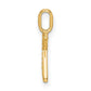 Diamond Letter K Initial Pendant - WBC