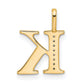 Diamond Letter K Initial Pendant - WBC