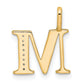 Diamond Letter M Initial Pendant - WBC