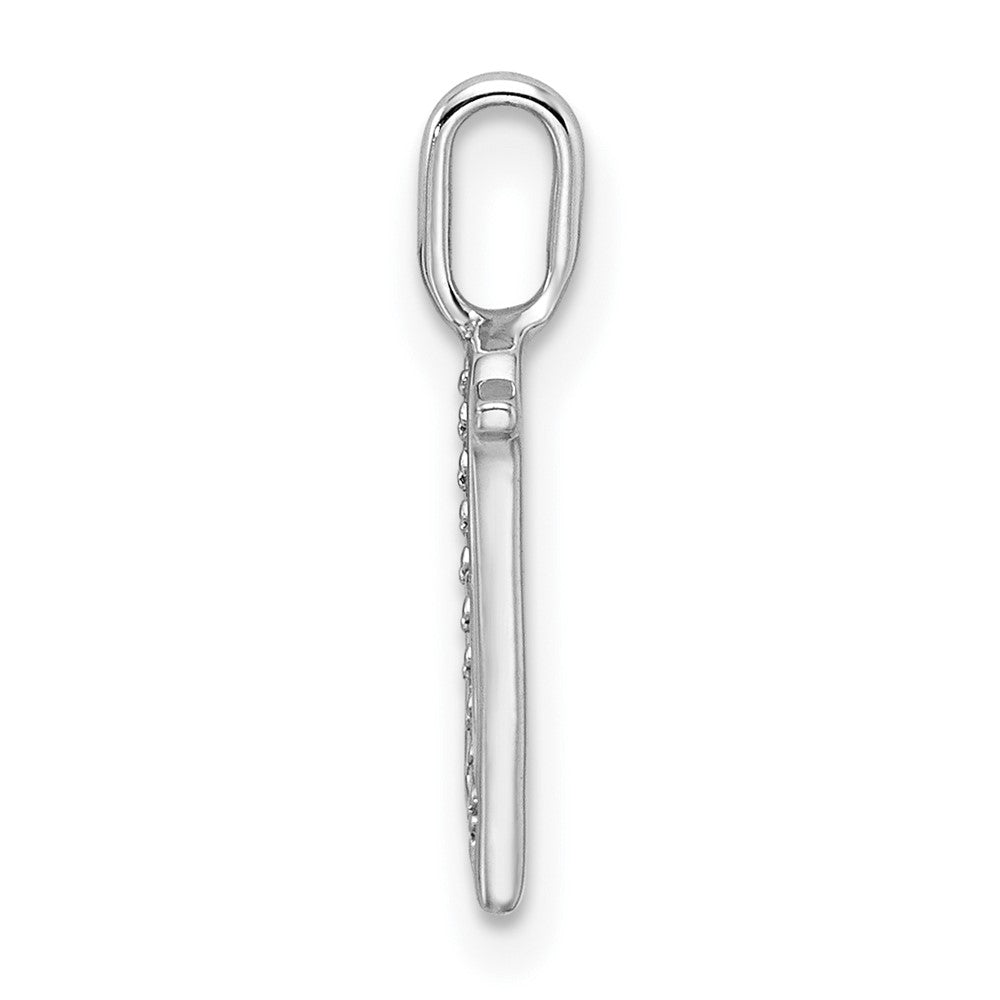Diamond Letter N Initial Pendant - WBC