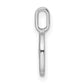 Diamond Letter O Initial Pendant - WBC