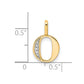 Diamond Letter O Initial Pendant - WBC