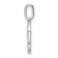 Diamond Letter Q Initial Pendant - WBC