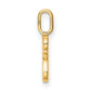 Diamond Letter R Initial Pendant - WBC