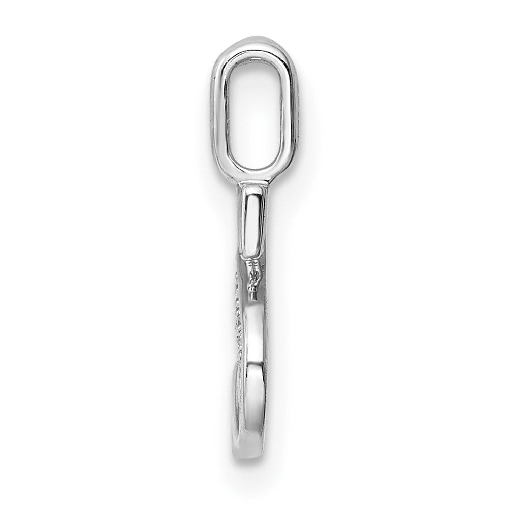Diamond Letter S Initial Pendant - WBC