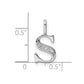 Diamond Letter S Initial Pendant - WBC
