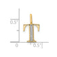 Diamond Letter T Initial Pendant - WBC