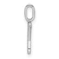 Diamond Letter Y Initial Pendant - WBC