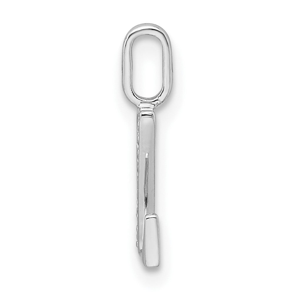 Diamond Letter Z Initial Pendant - WBC