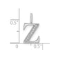 Diamond Letter Z Initial Pendant - WBC
