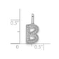 Diamond Letter B Initial Pendant - WBC