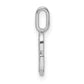 Diamond Letter G Initial Pendant - WBC