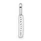 Diamond Letter I Initial Pendant - WBC