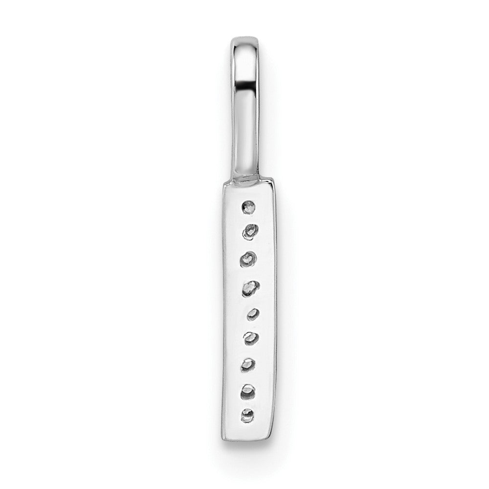Diamond Letter I Initial Pendant - WBC