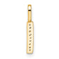 Diamond Letter I Initial Pendant - WBC
