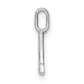 Diamond Letter L Initial Pendant - WBC