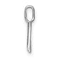 Diamond Letter N Initial Pendant - WBC